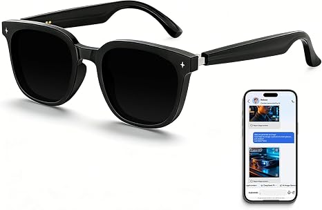 2026 New Smart Glasses AI Translation Bluetooth Conversation Recording Listening To Music Smart Sunglasses for Men Women