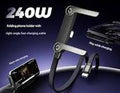 240W Folding Phone Holder with Right-Angle Fast Charging Cable