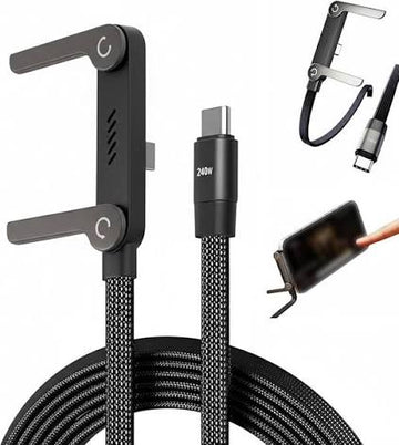 240W Folding Phone Holder with Fast Charging Cable